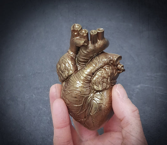 Gilded Chocolate Heart