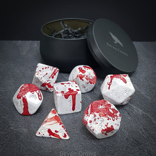 Limited Edition Blood Spatter Milk Chocolate Dice